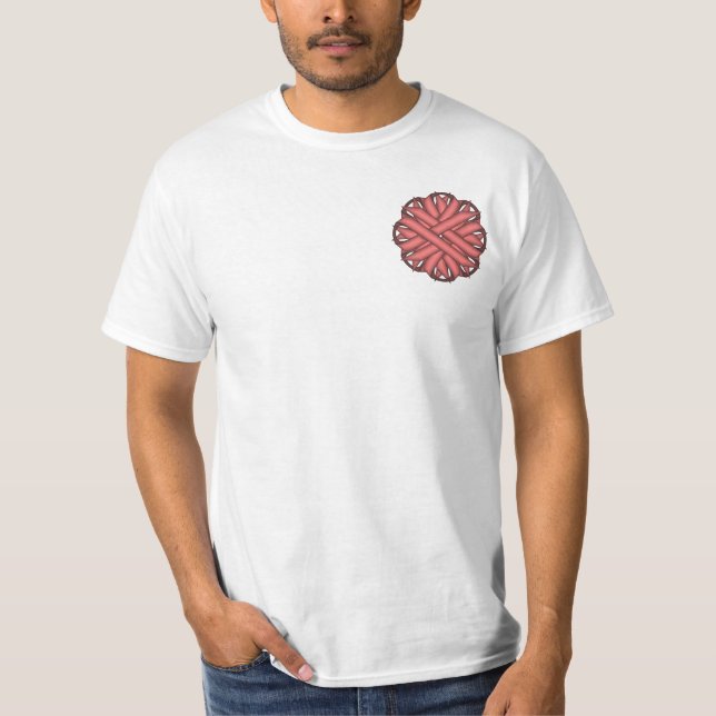 T-shirt Friso da Flor Rosa (Frente)