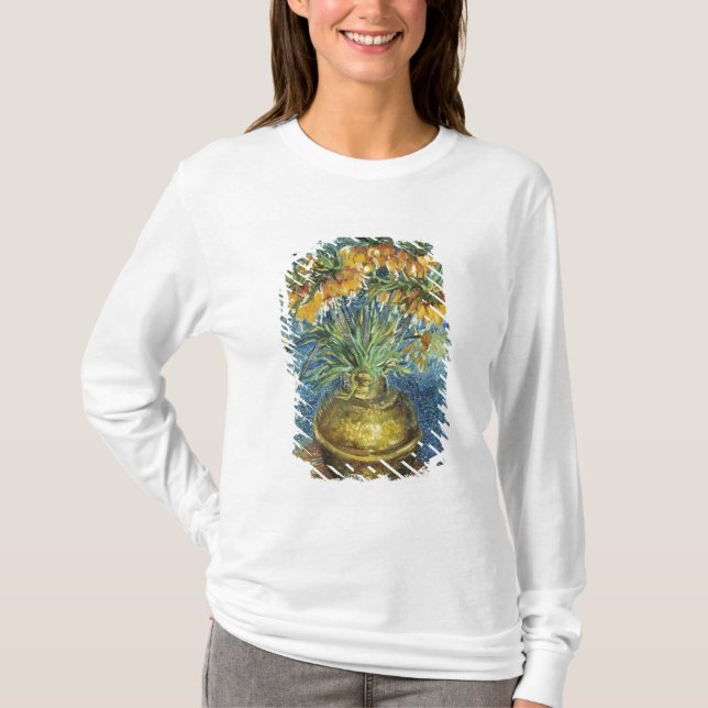 T-shirt Fritillaries imperiais da coroa de Vincent van (Frente)