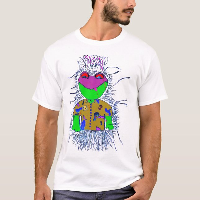T-shirt Frogshirtpinktxt (Frente)
