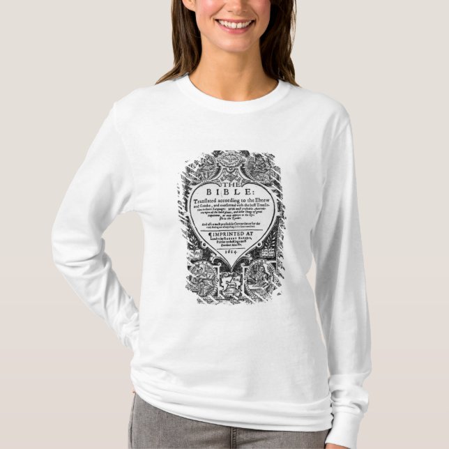 T-shirt Frontispício para a tradução inglesa (Frente)