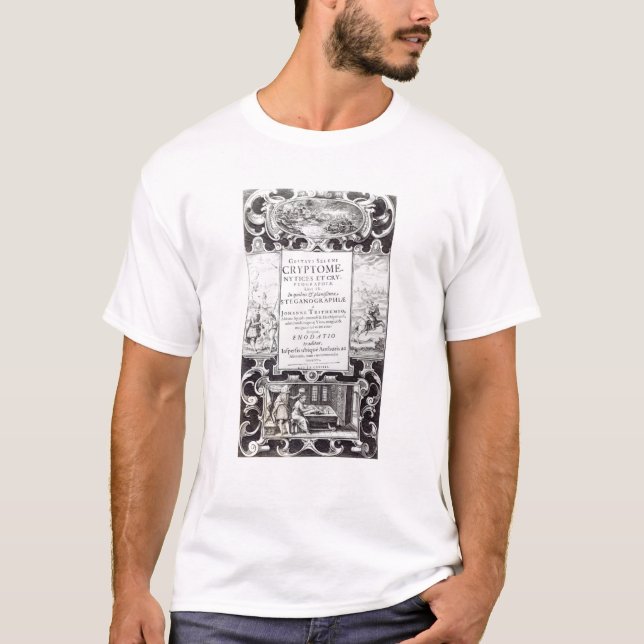 T-shirt Frontispício para registrar 9 (Frente)