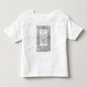T-shirt Frontispiece a um calendário romano, 1591