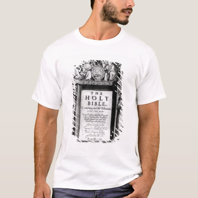 T-shirt Frontispiece 'ao Bible santamente (Frente)