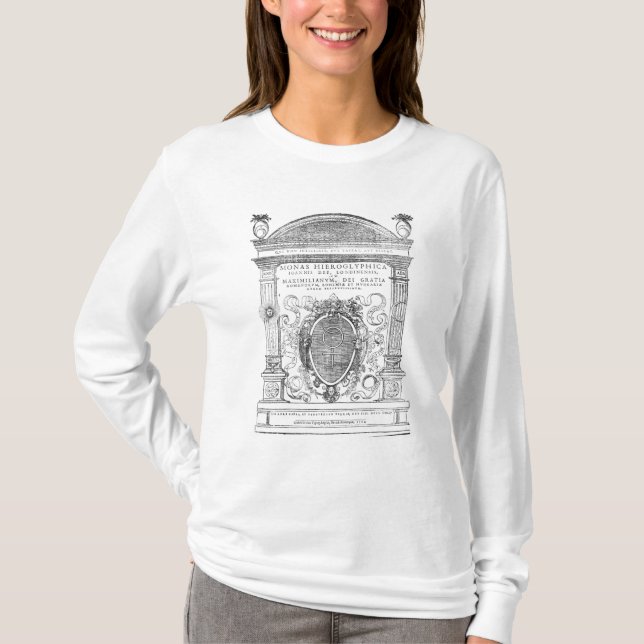 T-shirt Frontispiece 'de Monas Hieroglyphica (Frente)