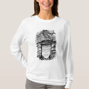 T-shirt Frontispiece por Thomas Hobbes de Malmesbury