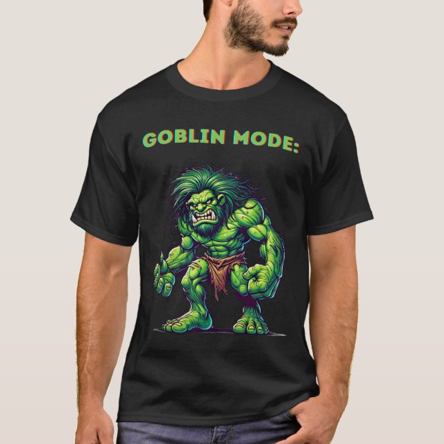 T-shirt frustrada do modo Goblin (Frente)