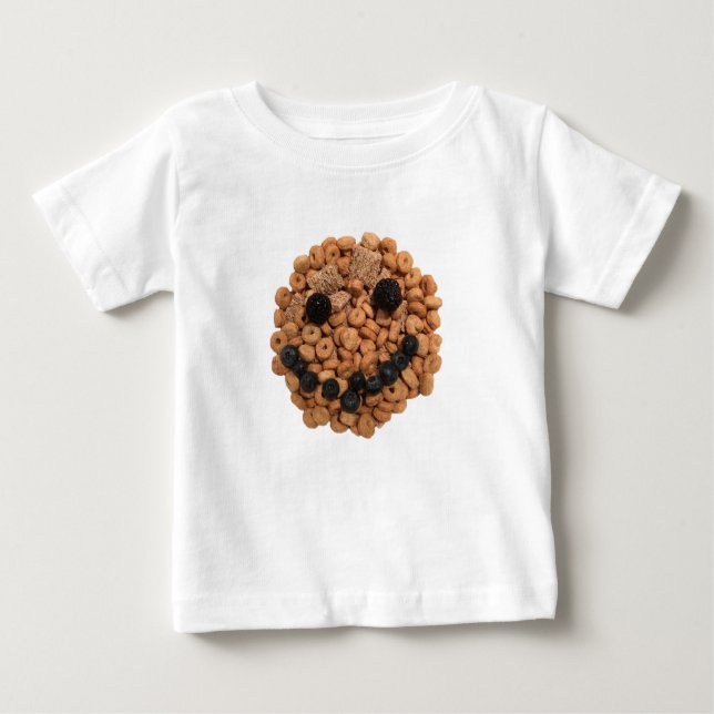 T-shirt Fruta Sorridente e Face Cereal (Frente)