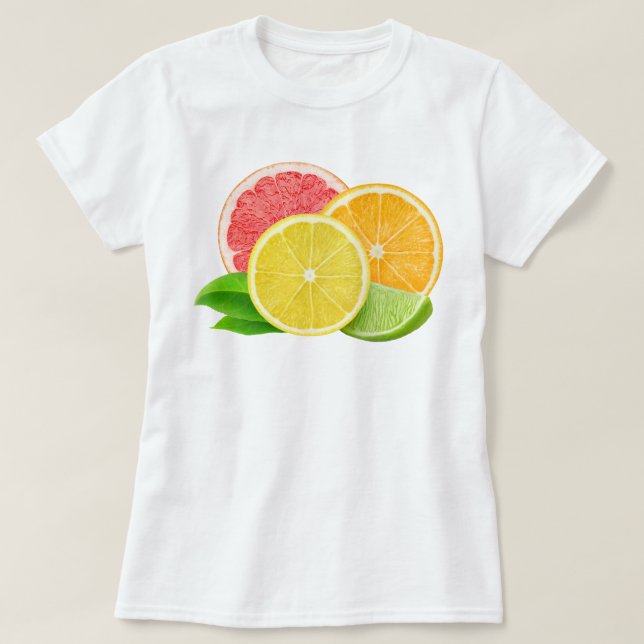 T-shirt Frutas de Citrus (Frente do Design)