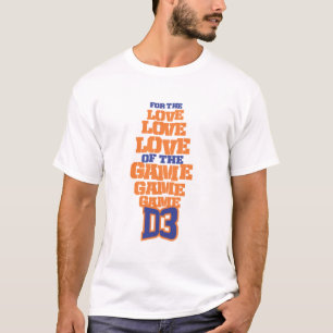 T-shirt FTL (laranja & azuis marinhos)