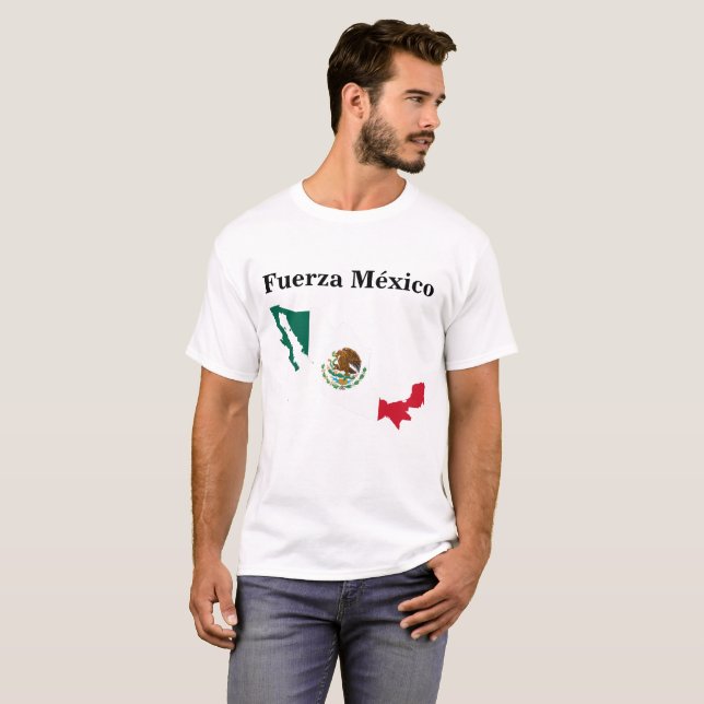 T-shirt Fuerza México (Frente Completa)