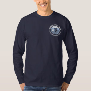 T-shirt Fuga brilhante do anjo (rd)