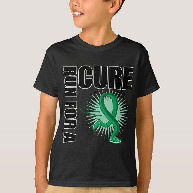 T-shirt Funcionamento da infecção hepática para uma cura (Frente)