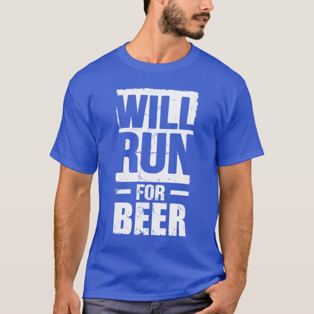 T-shirt Funcionará para a cerveja (Frente)