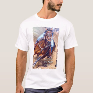 T-shirt Funcione com a competência rápida do tambor da