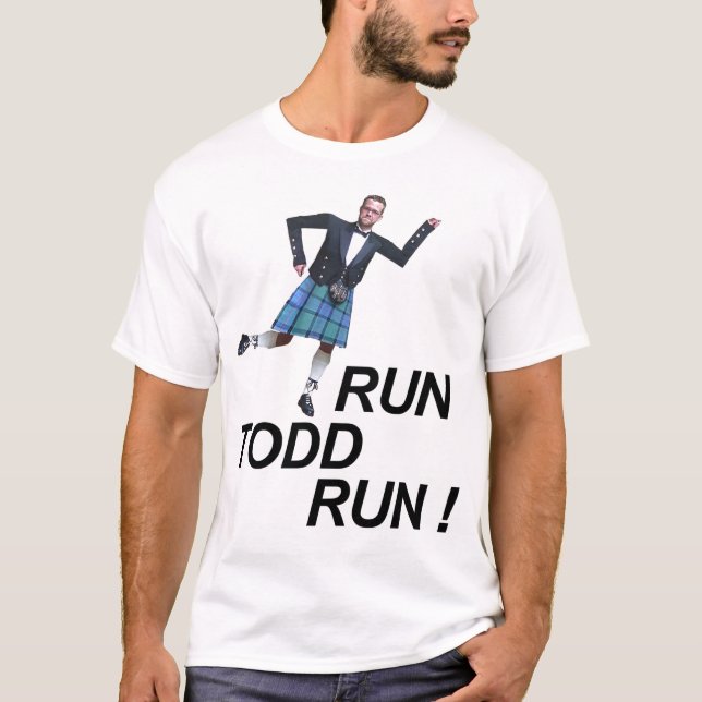 T-shirt Funcione o funcionamento de Todd (Frente)