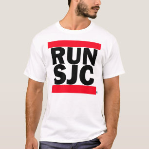 T-shirt FUNCIONE o T branco de SJC