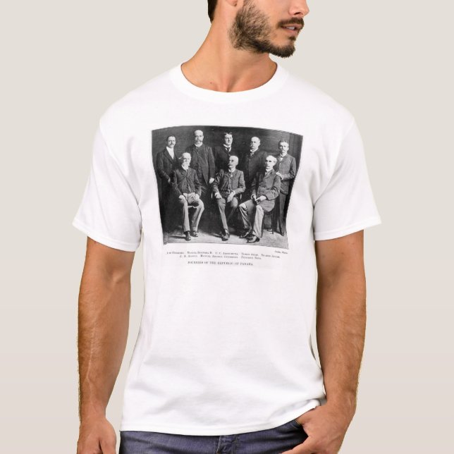 T-shirt Fundadores da república de Panamá (Frente)