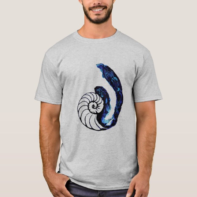 T-shirt Fundo customizável do preto do órfão do tatuagem (Frente)