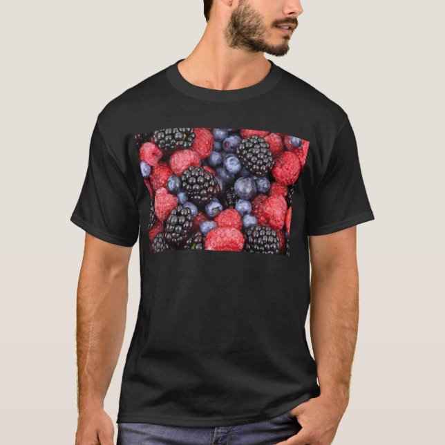T-shirt Fundo da Fruta da Floresta (Frente)
