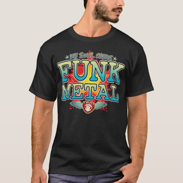 T-Shirt Funk Metal (Frente)