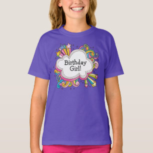 T-shirt Funky da campainha da menina do
