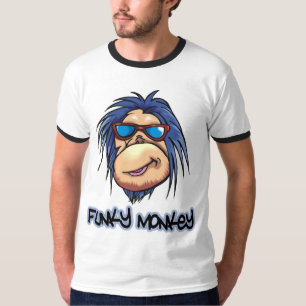 T-shirt Funky do macaco