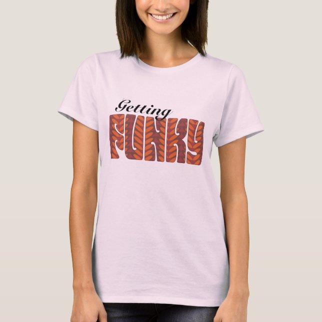 T-shirt Funky (em vermelho) (Frente)