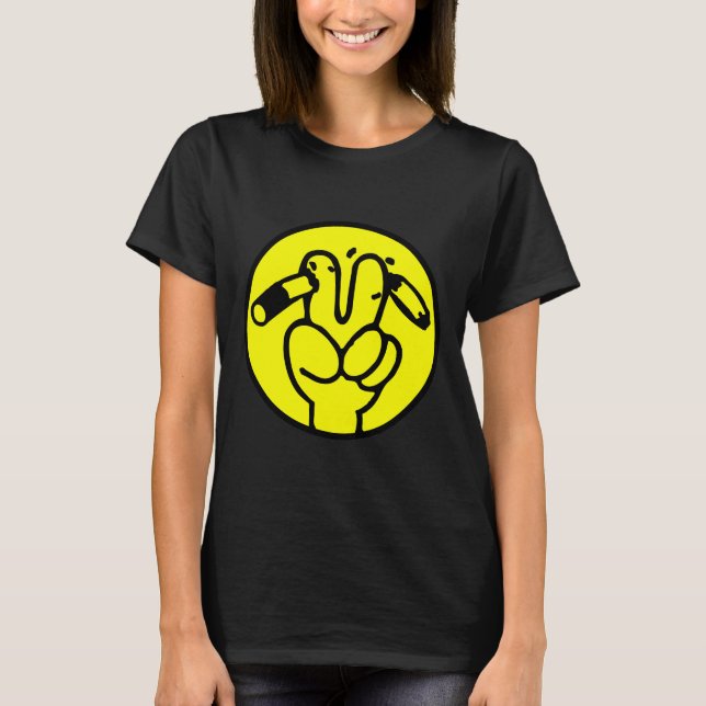 T-shirt Funny Anti Smoking ⚠ Sinal Tailandês ⚠ (Frente)