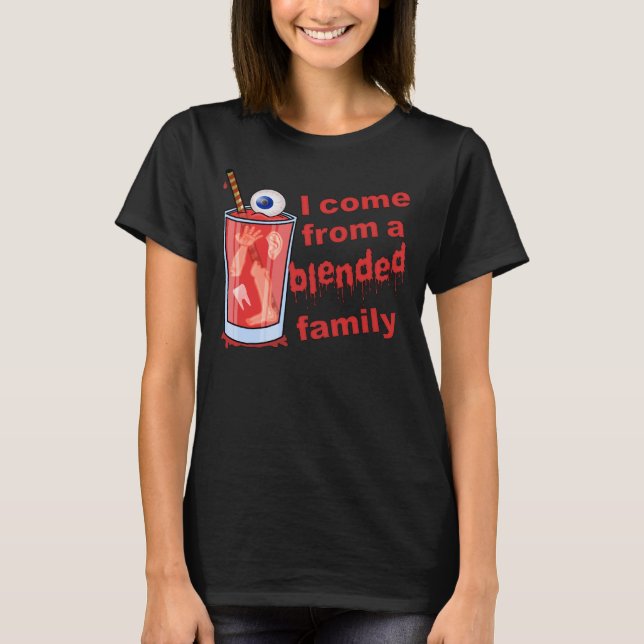 T-shirt Funny Blending Family Pun (Frente)