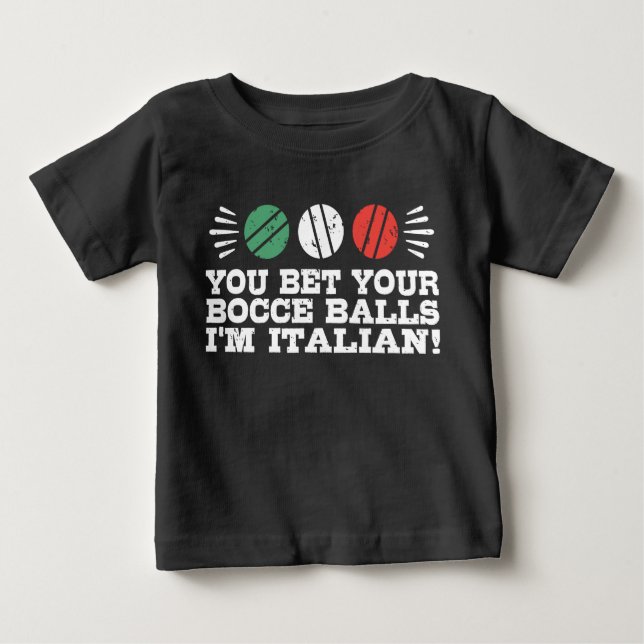 T-shirt Funny Bocce Ball (Frente)