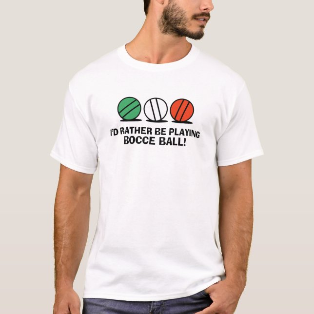 T-shirt Funny Bocce Ball (Frente)