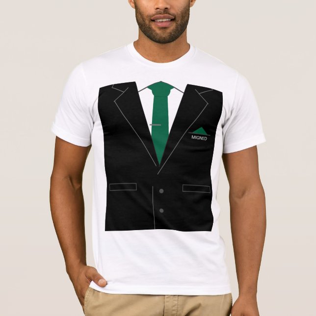 T-Shirt Funny Business com Nome de Texto Personali (Frente)