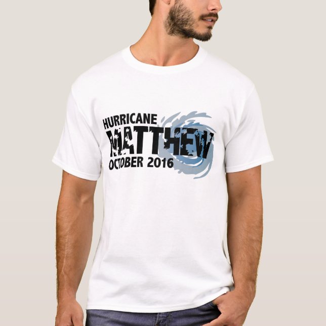 T-shirt Furacão Matthew outubro de 2016 (Frente)