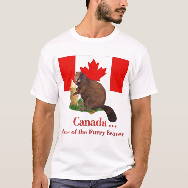 T-shirt Furry Beaver (Frente)