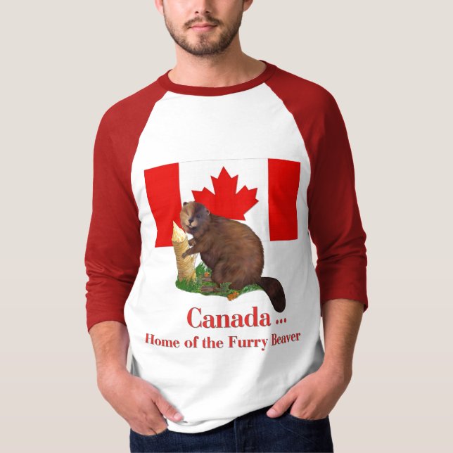 T-shirt Furry Beaver (Frente)