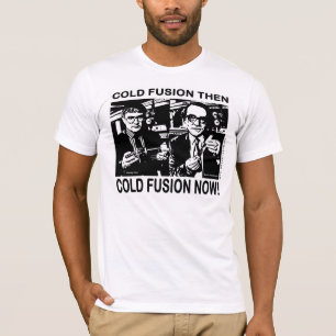T-shirt Fusão fria então e agora!