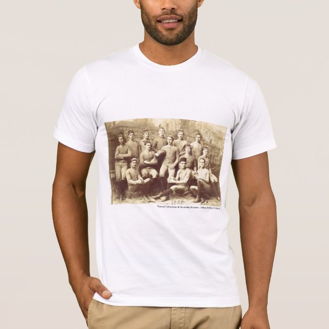 T-shirt Futebol 1888 de UMass (Frente)