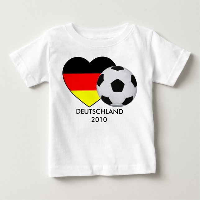 T-shirt Futebol Alemanha bebé Shirt MUNDIAL 2010 (Frente)