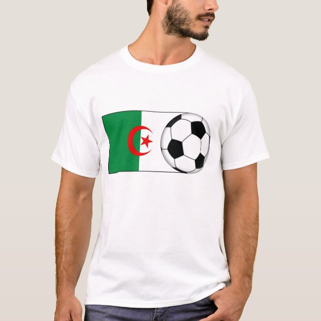 T-shirt Futebol de Argélia (Frente)
