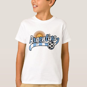 T-shirt Futebol de Argentina