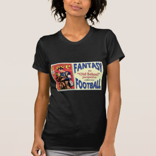 T-shirt Futebol de fantasia da velha escola