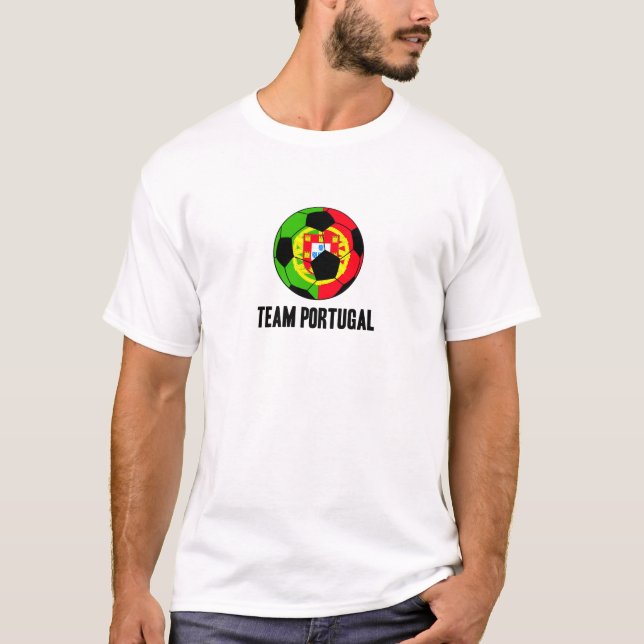T-shirt Futebol de Portugal da equipe (Frente)