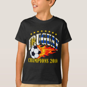 T-shirt Futebol de Uruguai