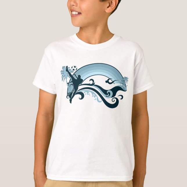 T-shirt futebol de verão. (Frente)