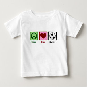 T-shirt Futebol do amor da paz