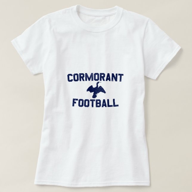 T-shirt Futebol do Cormorant (Frente do Design)