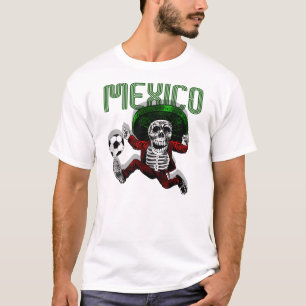 T-shirt Futebol do EL do futebol de México tri além dos