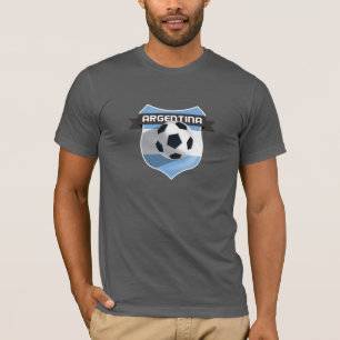 T-shirt Futebol do futebol de Argentina