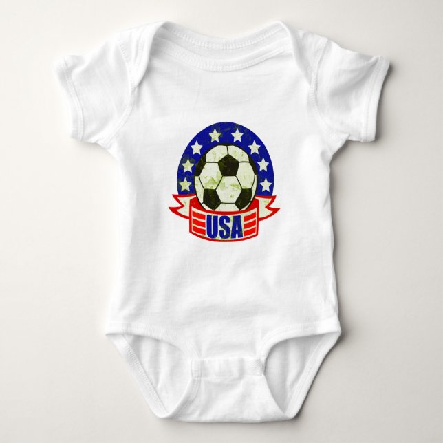 T-shirt Futebol do futebol dos EUA (Frente)