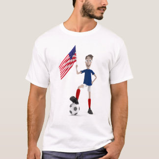 T-shirt Futebol dos EUA